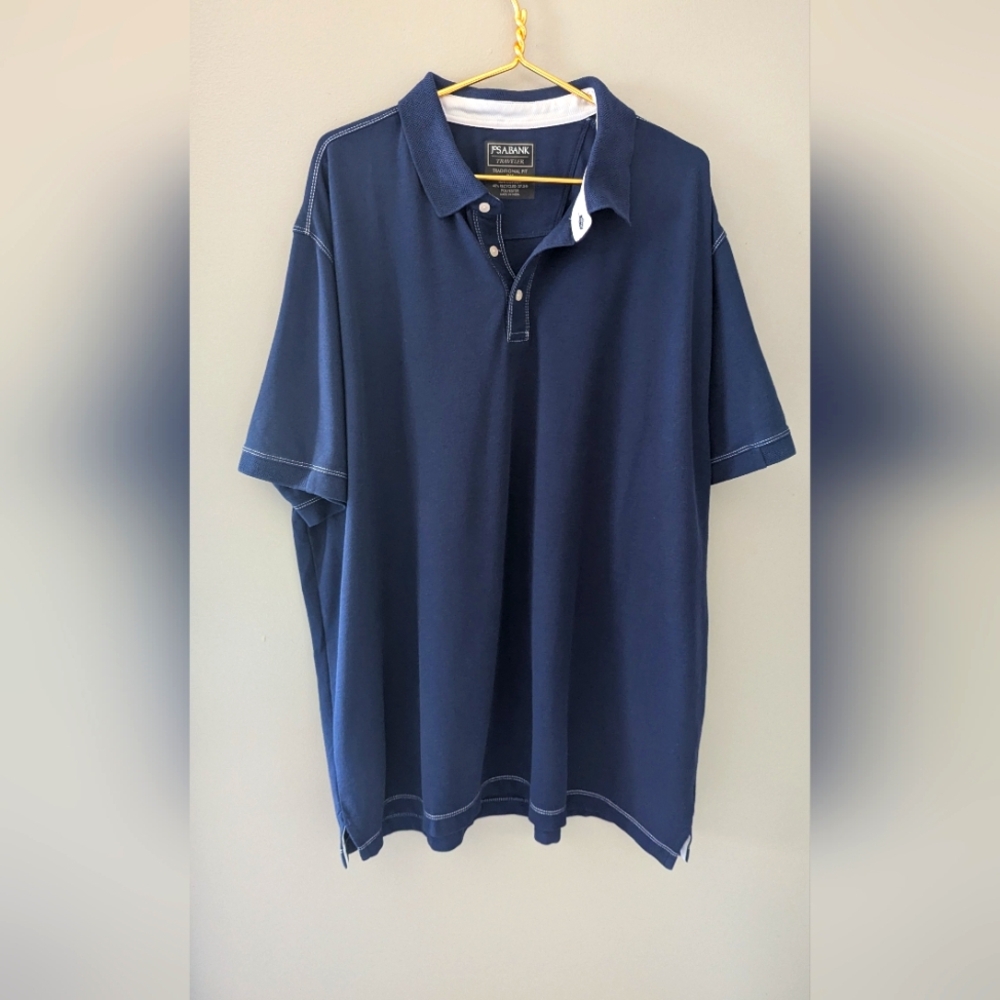 Jos. A. Bank Blue Polo Shirt Classic Design Versatile Wear